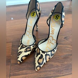 Sam Edelman Brown and Black Stiletto Heels